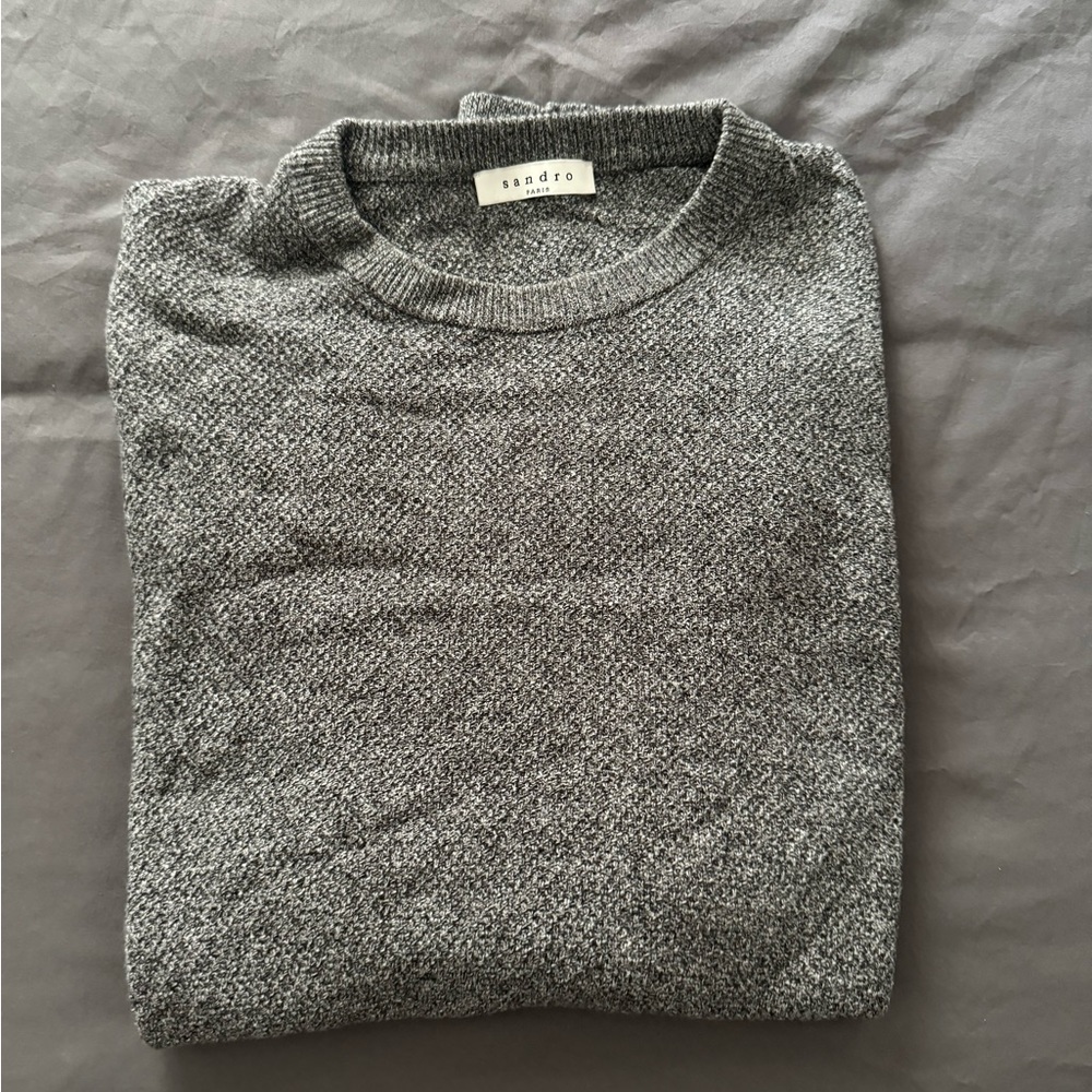 Sandro gray Sweater size M
